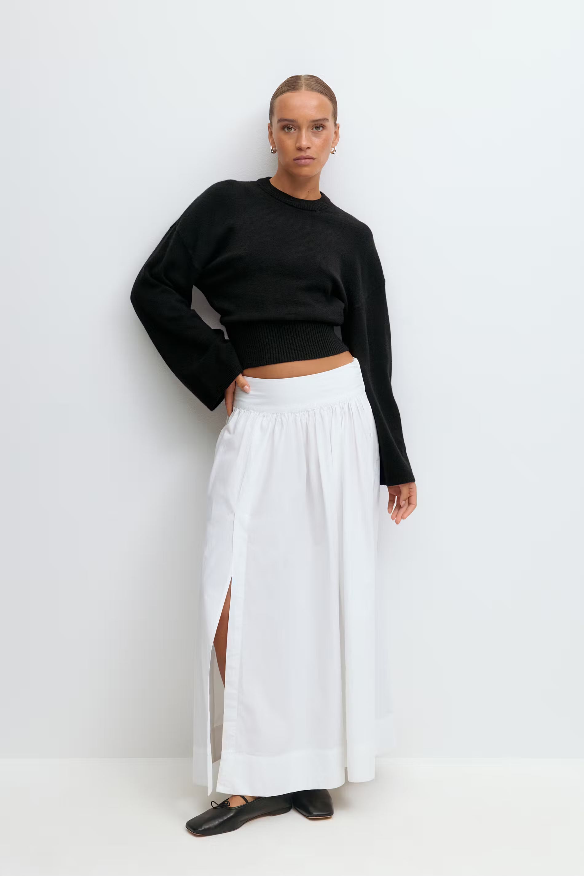 Claudia Sleeve Knitted Top