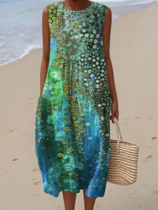 ZARA | REEF MIDI DRESS