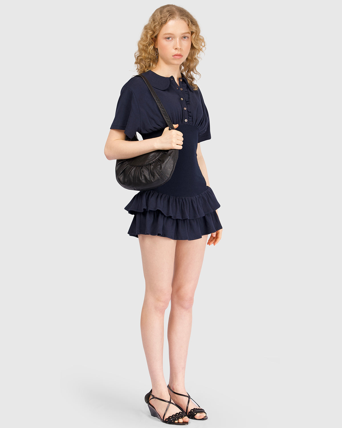 Kara Collared Mini Dress