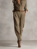 Anna | Elegant Monochrome Check Pattern